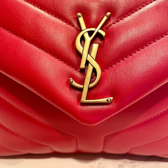 ❌❌SOLD❌❌ Saint Laurent LouLou Small Red - Picture 9 of 16